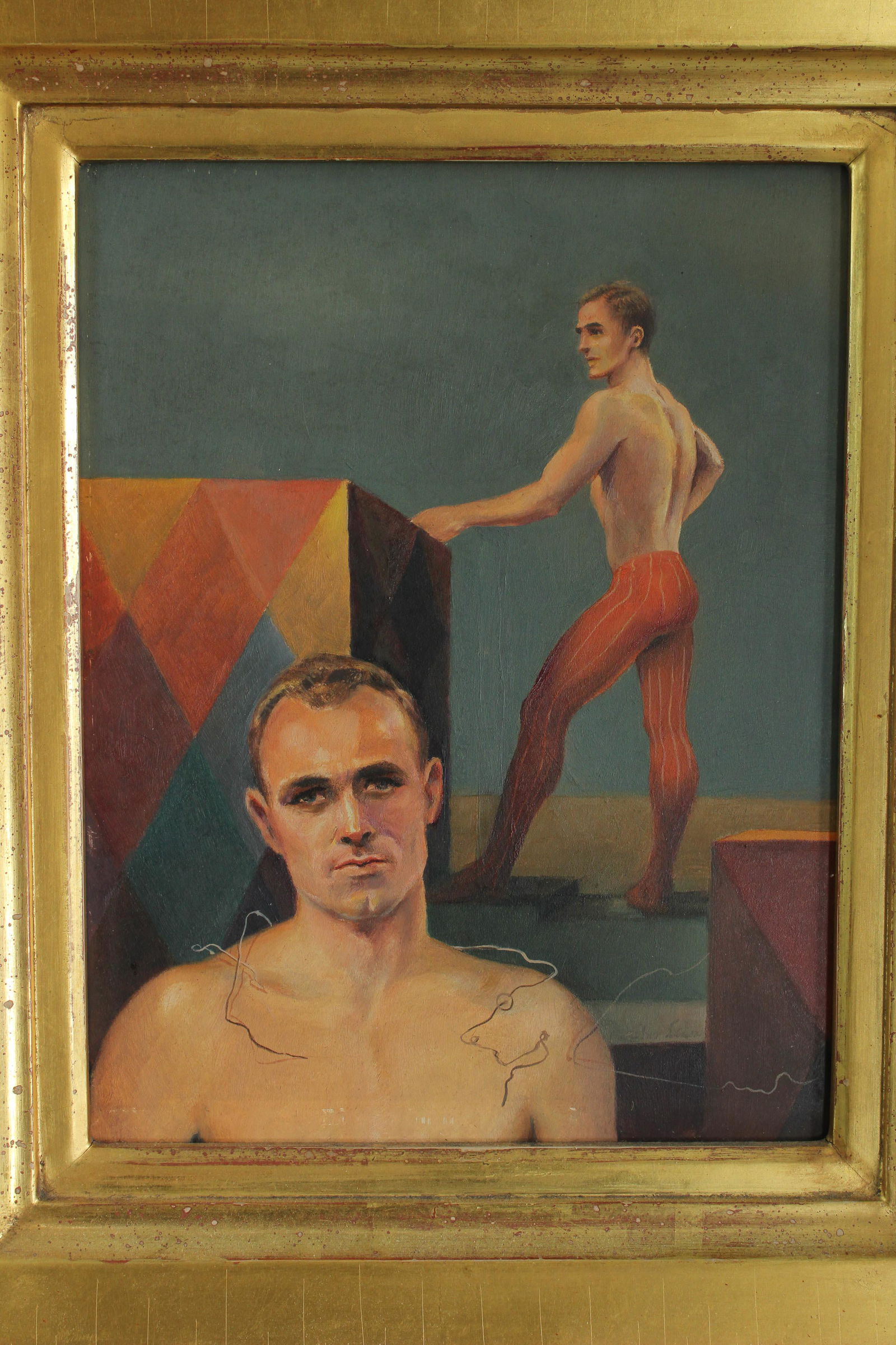 John Brock Lear (20th C, Pennsylvania) Acrobats (1 of 6)