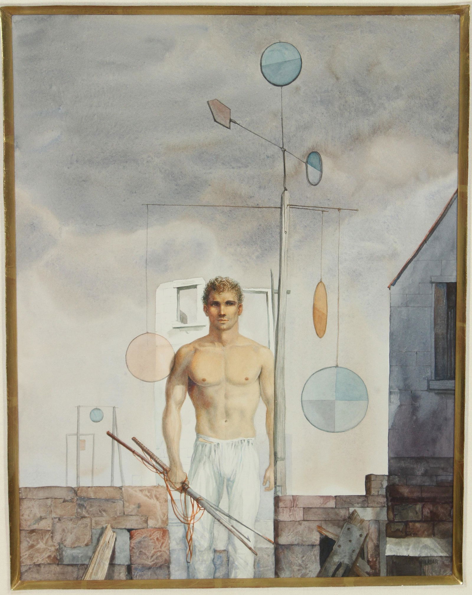 John Lear (20th C, Pennsylvania) Watercolor (1 of 7)