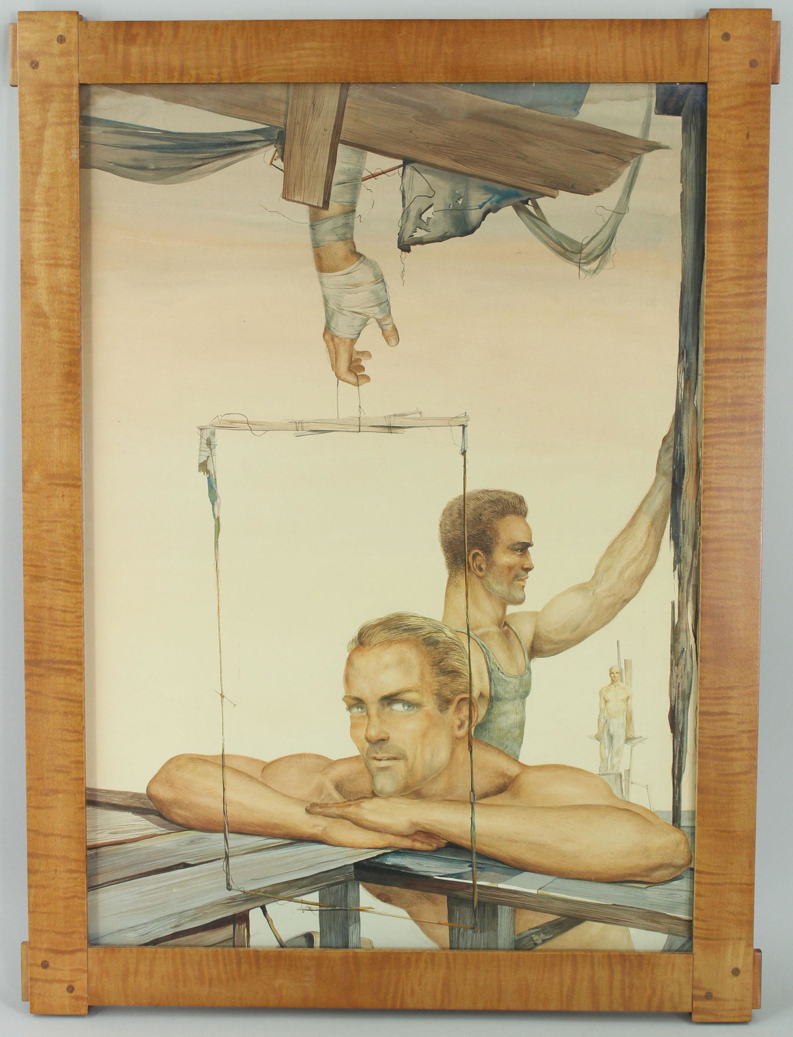 John Lear (20th C, Pennsylvania) Dystopic WC (1 of 9)