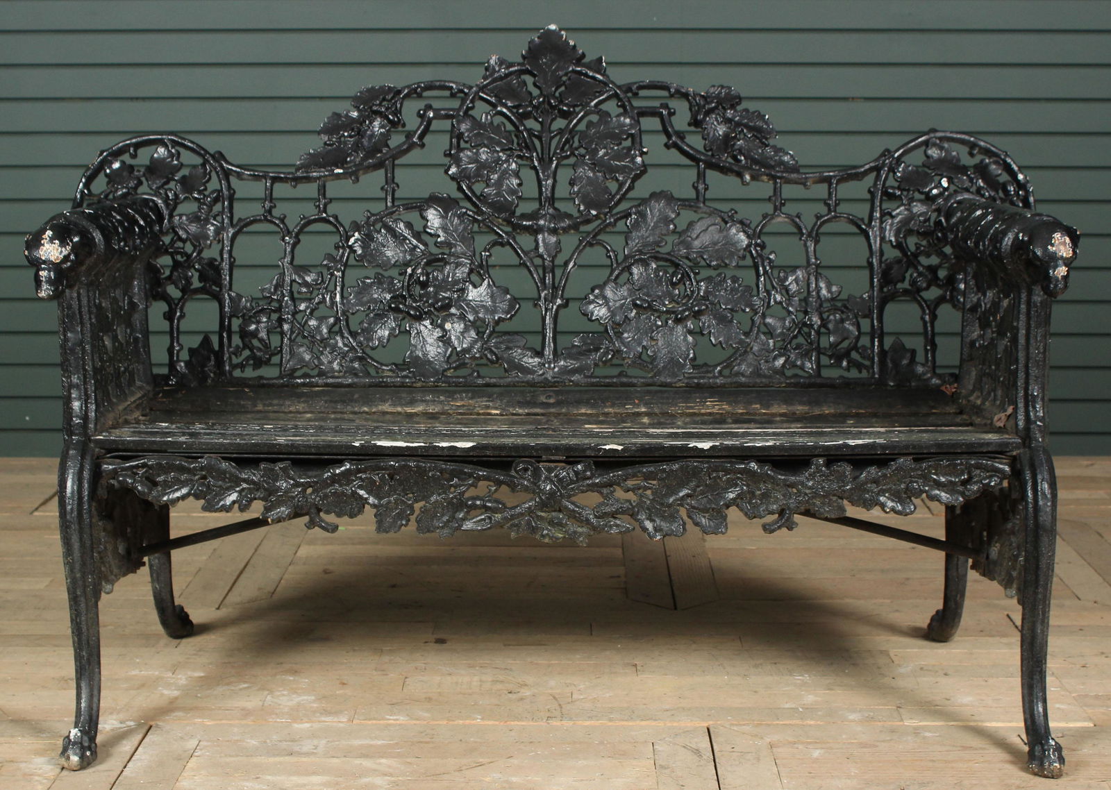 Coalbrookdale Style Cast Iron Bench (1 of 11)