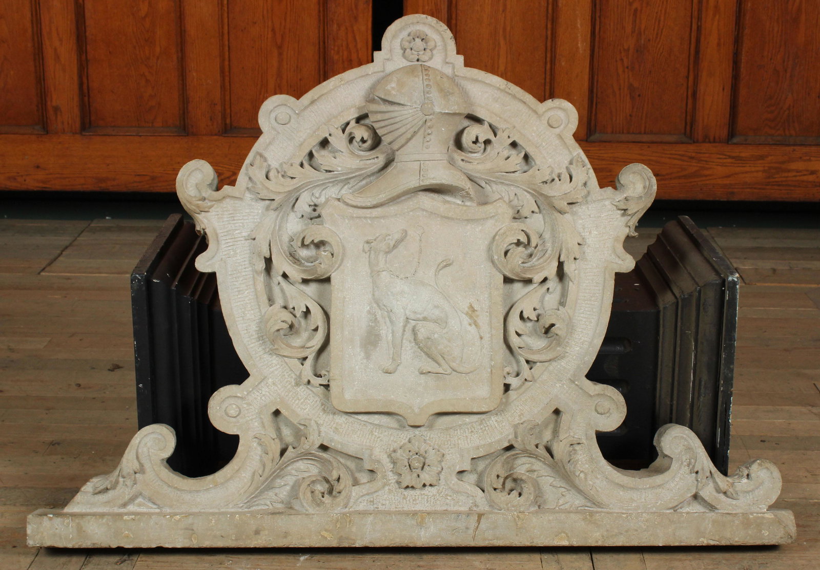 Carved Limestone Heraldry Crest (1 of 7)
