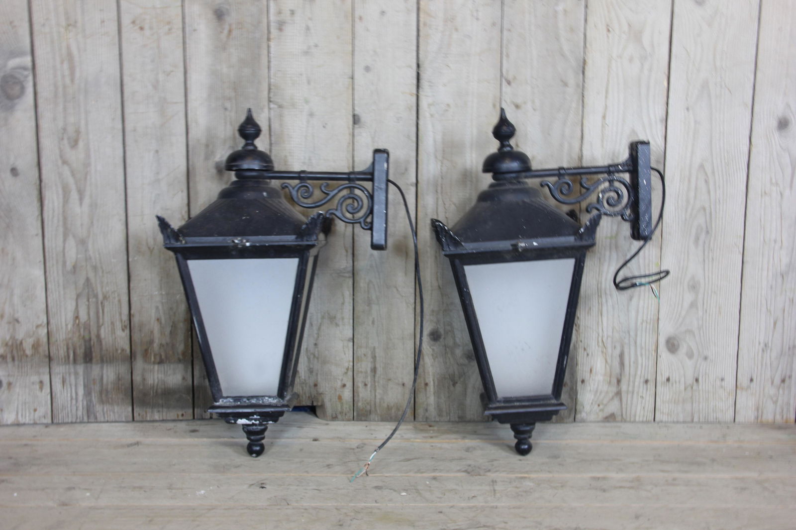 Pair of English Entryway Lanterns (1 of 4)