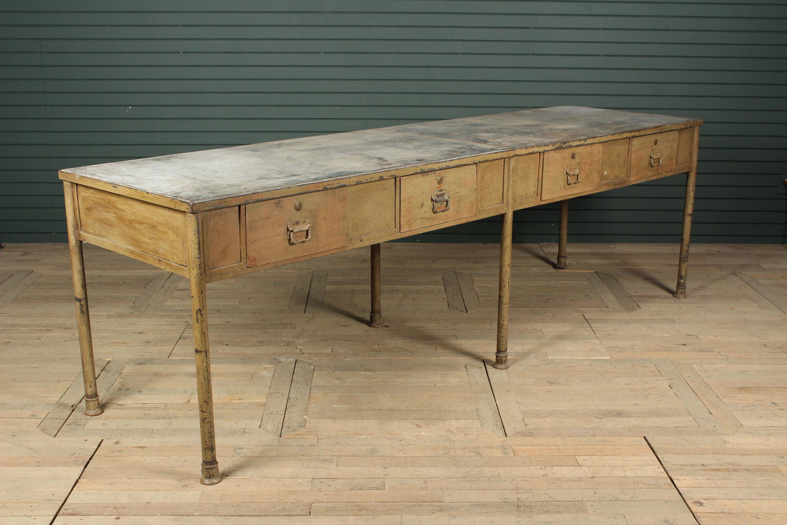 Industrial Zinc Top Potting Table (1 of 11)