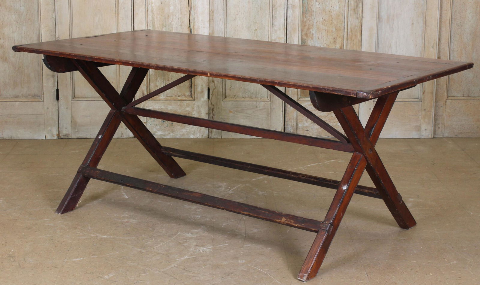 Antique Continental Sawbuck Table (1 of 5)