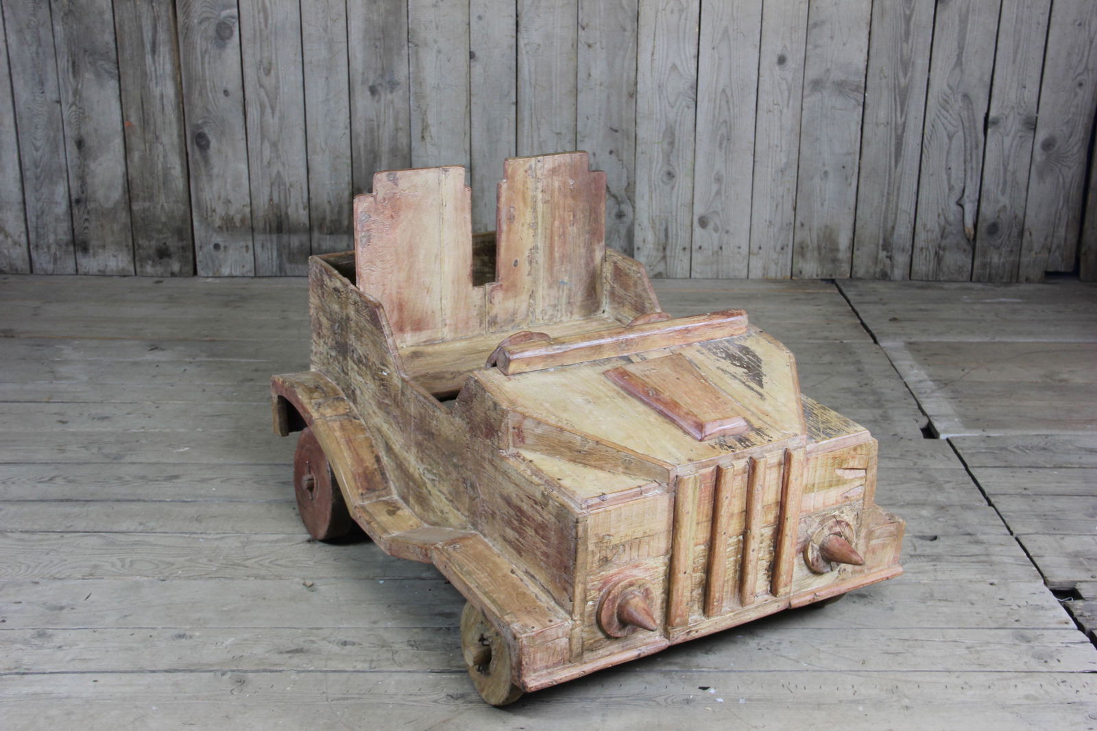 Handmade Wooden Toy Jeep (1 of 8)
