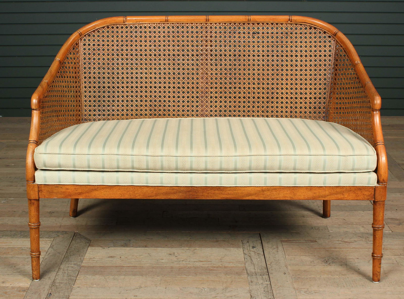 Faux Bamboo Settee (1 of 8)
