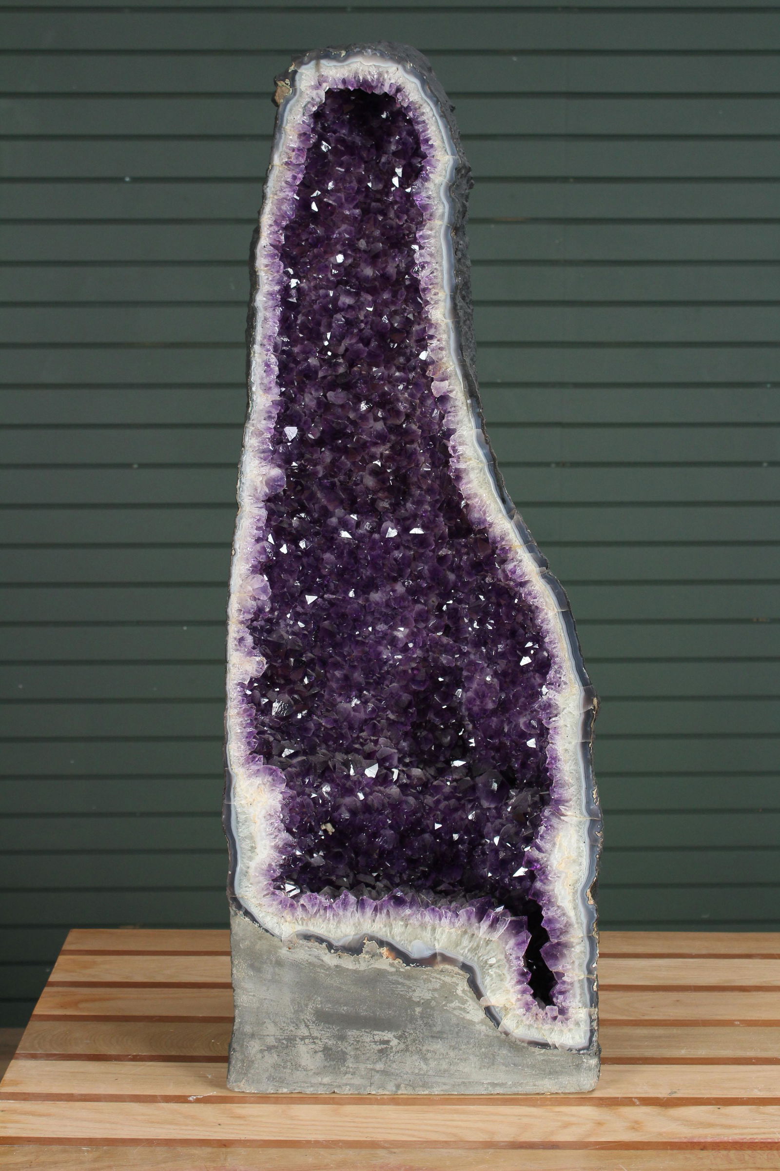 Cathedral Amethyst Geode Resembling a Cat (1 of 8)
