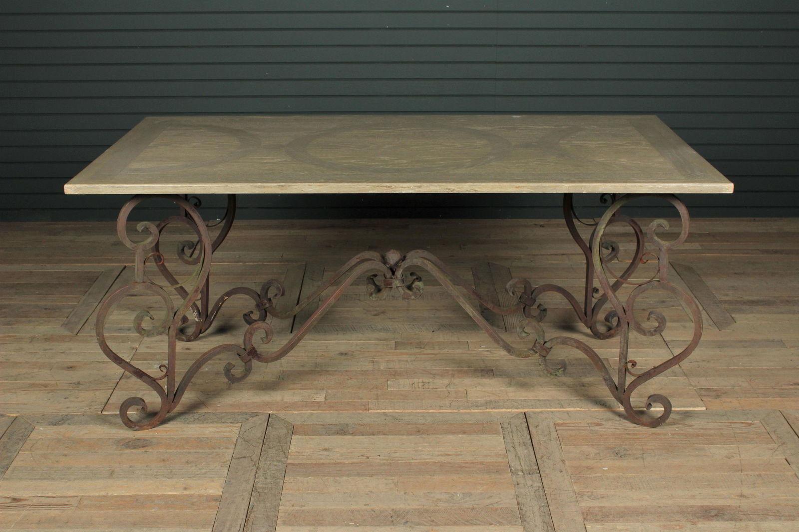 Wrought Iron Garden Dining Table (1 of 10)