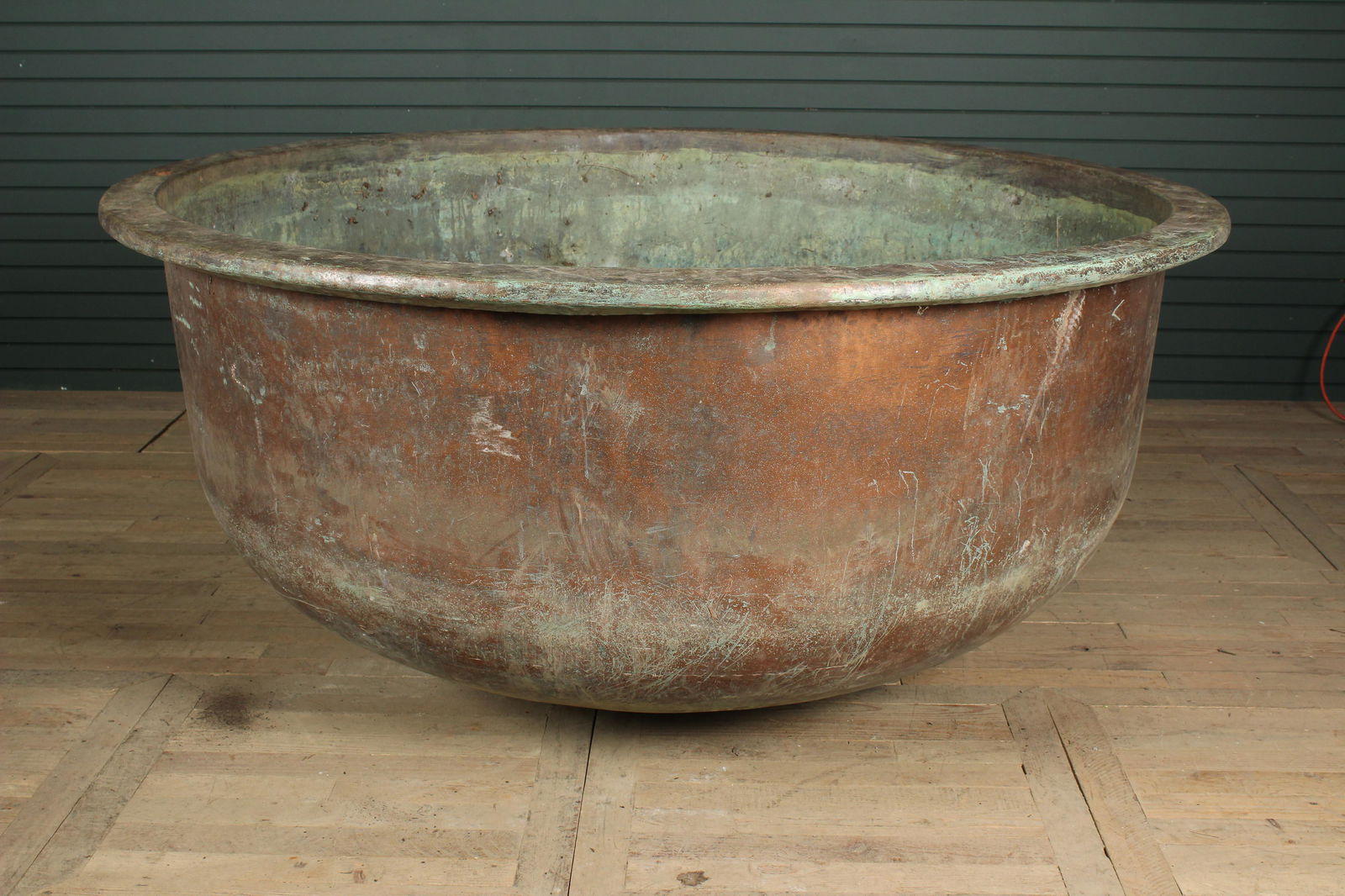 Monumental 72" Diameter Copper Pot (1 of 5)
