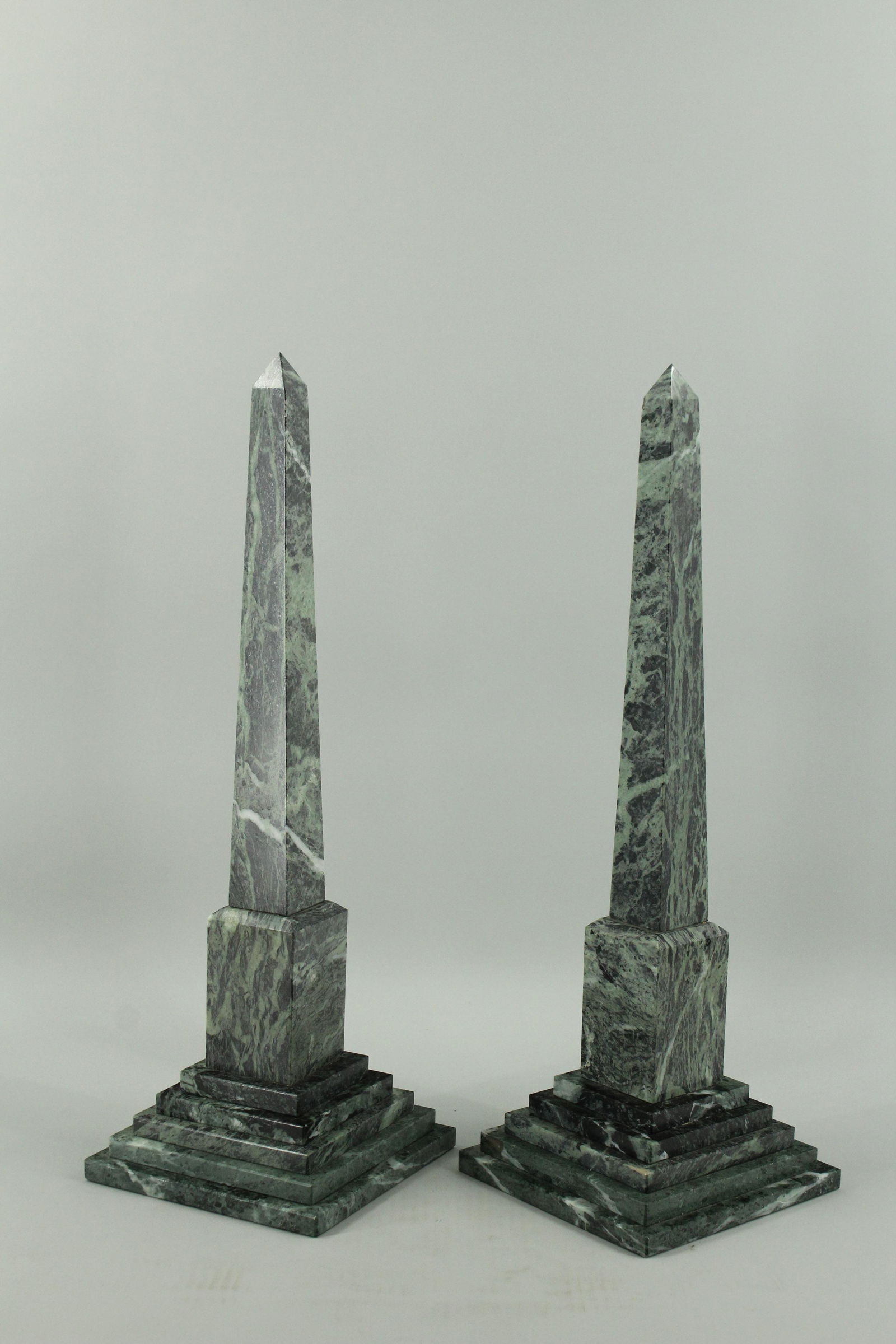 Pair Marble Obelisks (1 of 7)