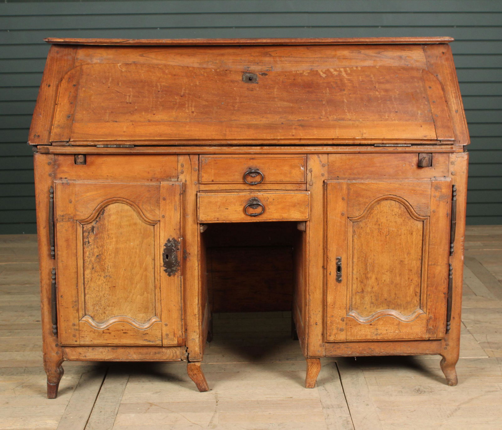 French 18th Century Slant Front Desk (1 of 14)