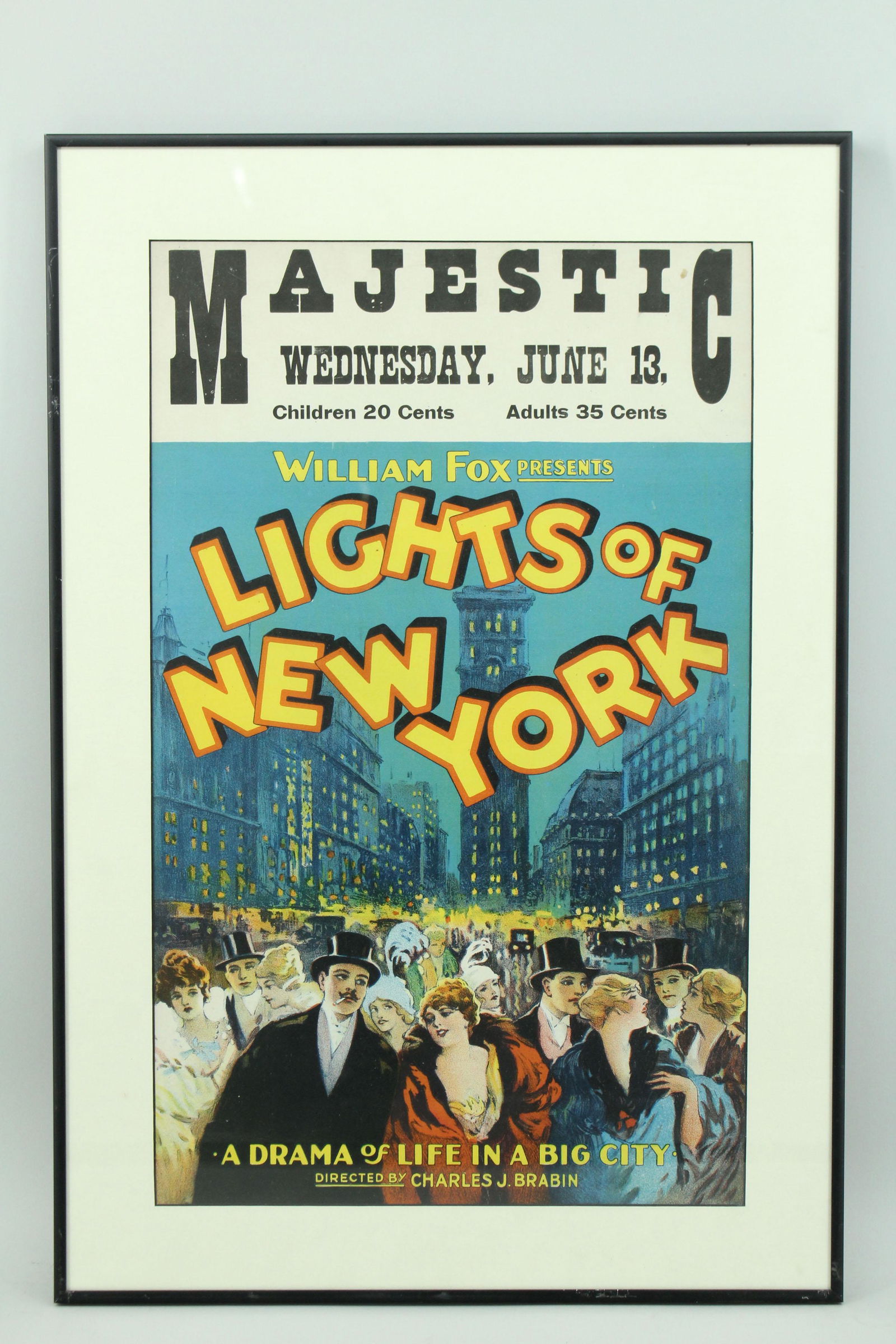 Lights of New York Promotional Poster Miner Litho (1 of 4)