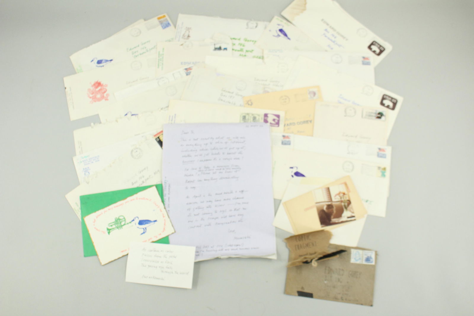 Letters from Consuelo Joerns to Edward Gorey (1 of 7)