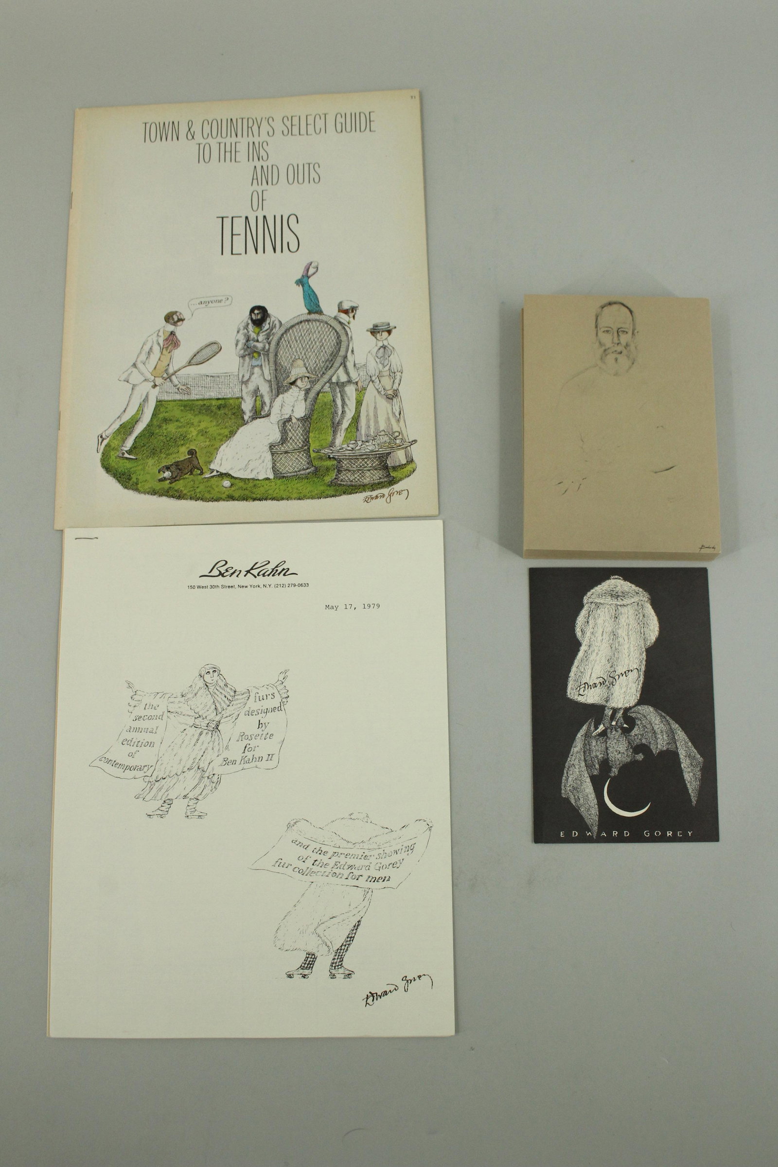 Gorey Promotional Material, Some Signed (1 of 12)