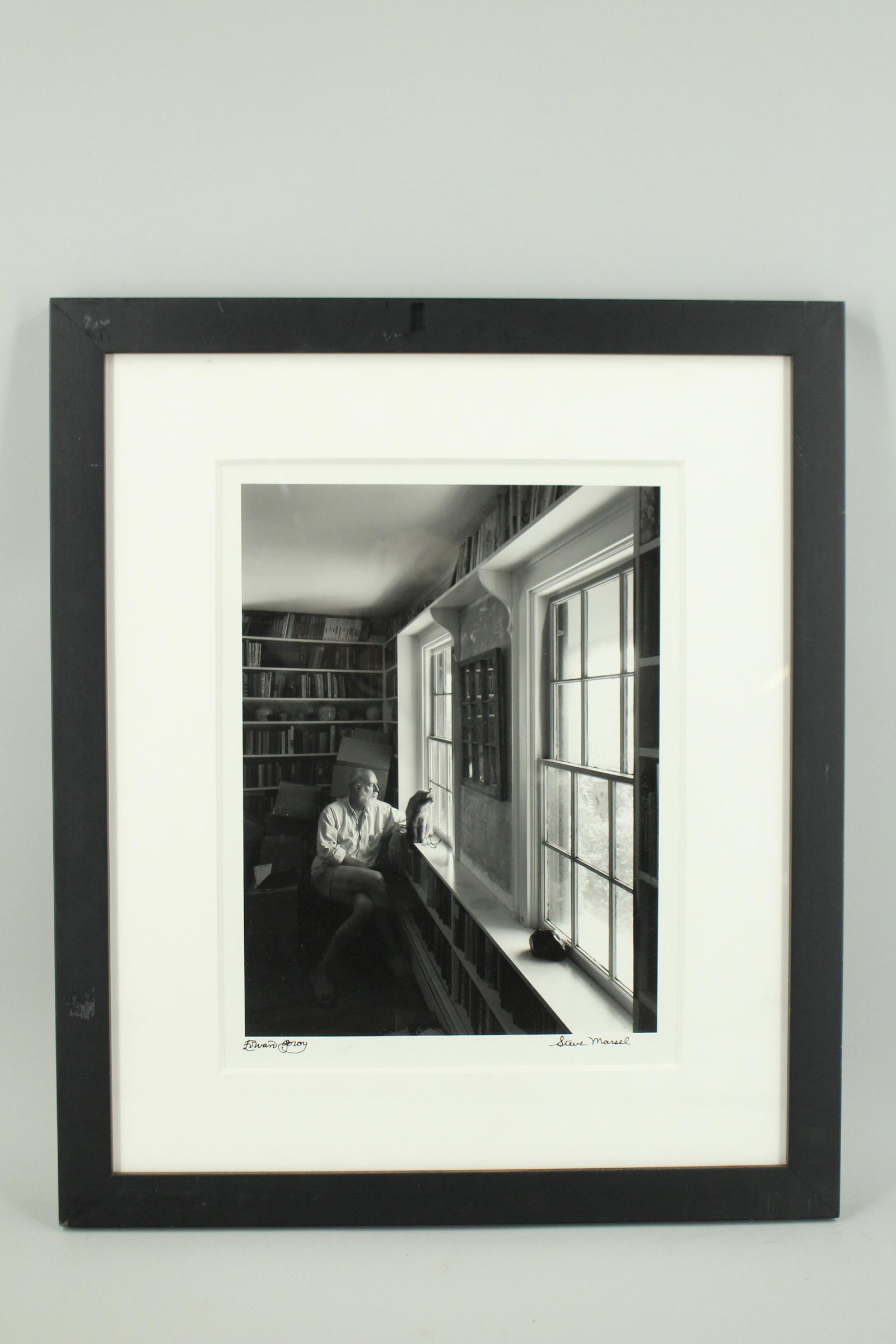 Edward Gorey Photograph by Steve Marsel, Signed (1 of 6)