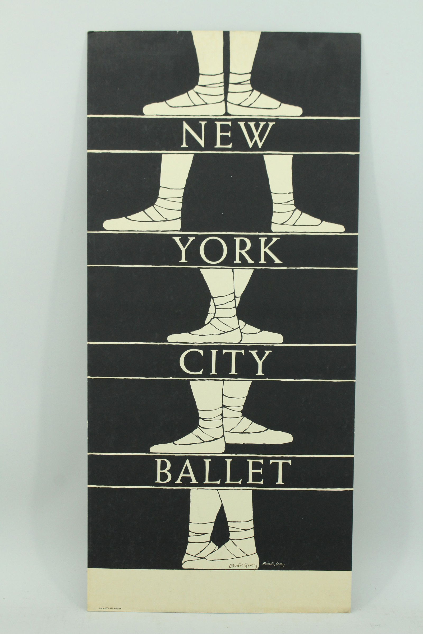Vintage New York City Ballet Signed Gorey Poster (1 of 7)