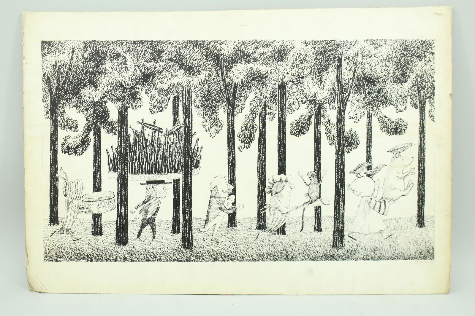 Signed Edward Gorey Illustration (1 of 10)