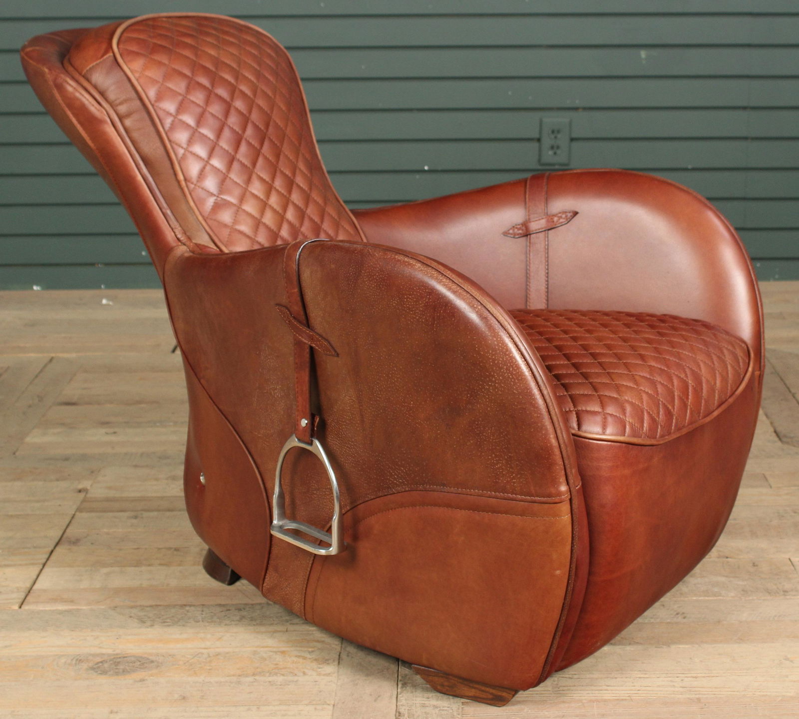 English Saddle Form Lounge Chair (1 of 7)