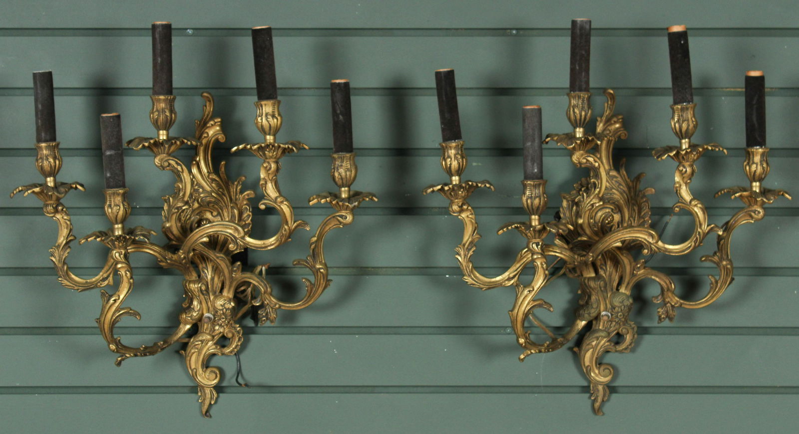 Pair Rococo Style Sconces (1 of 7)