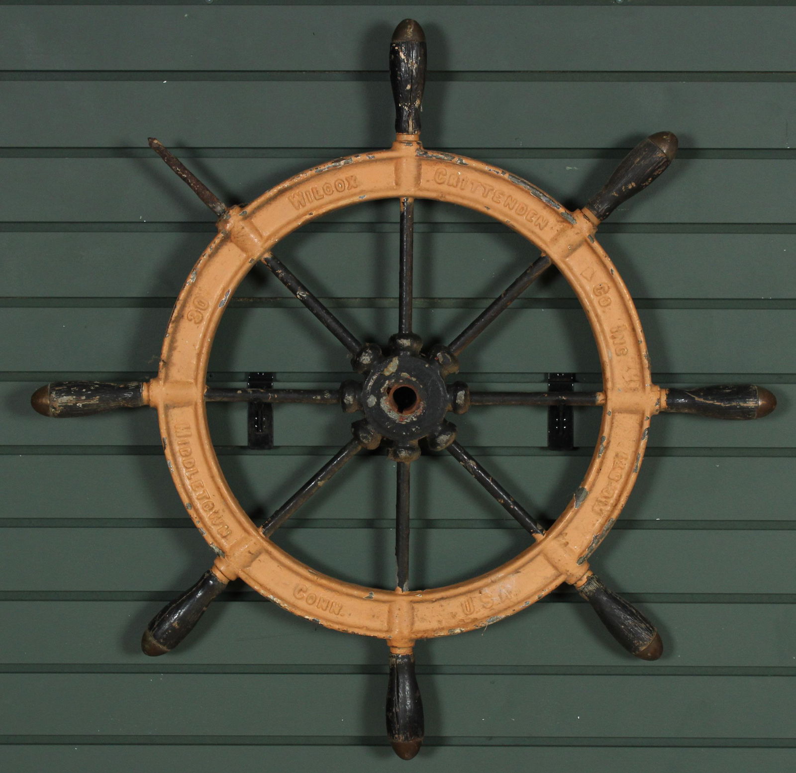 Wilcox Cast Iron Ships Wheel (1 of 8)