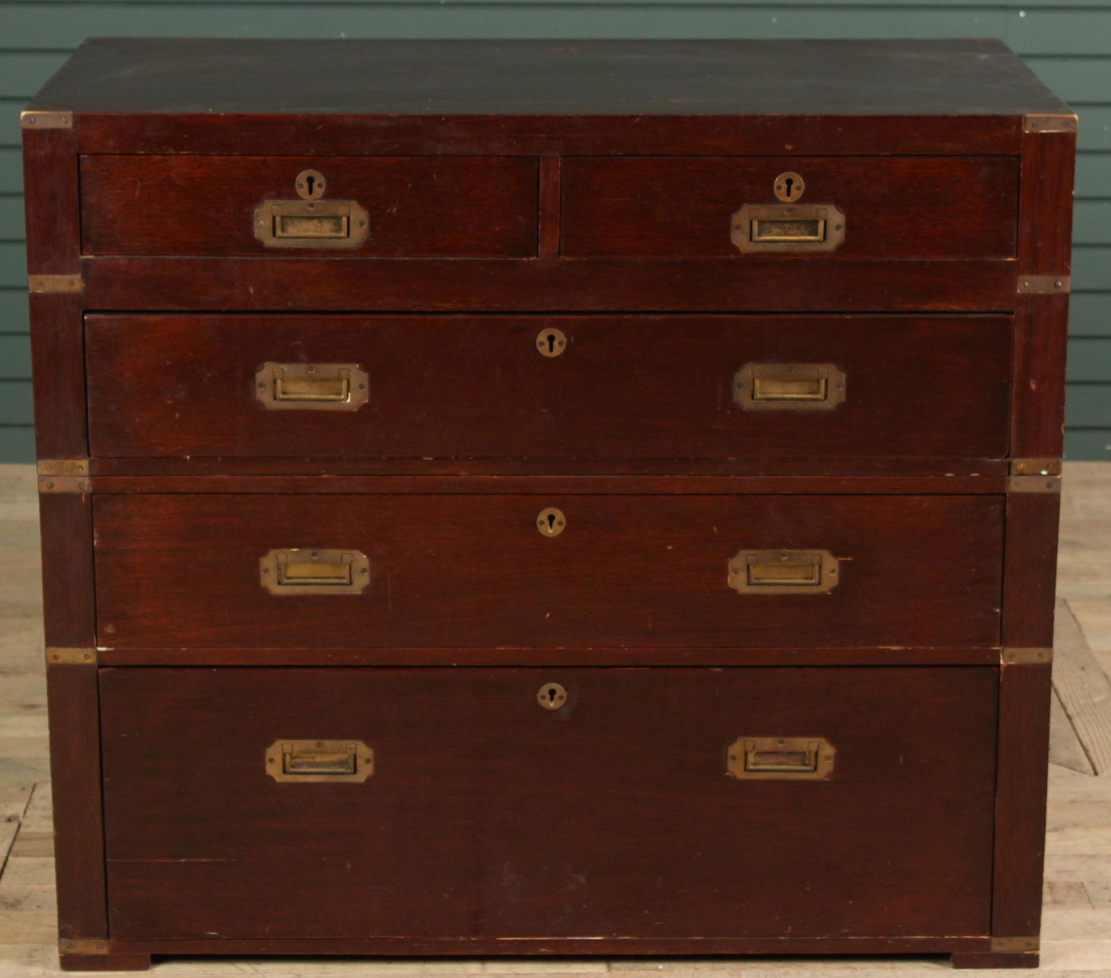 Late 19th C Campaign Chest (1 of 8)