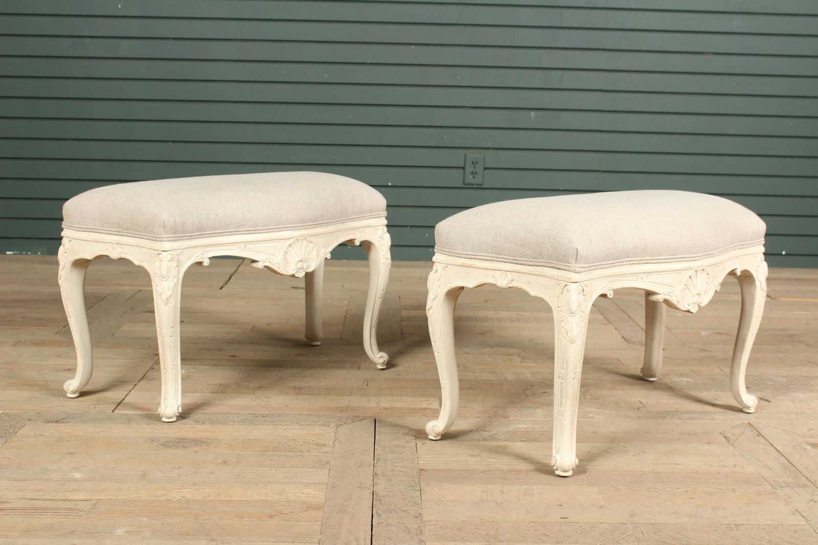 Pair French Louis XV Benches (1 of 6)