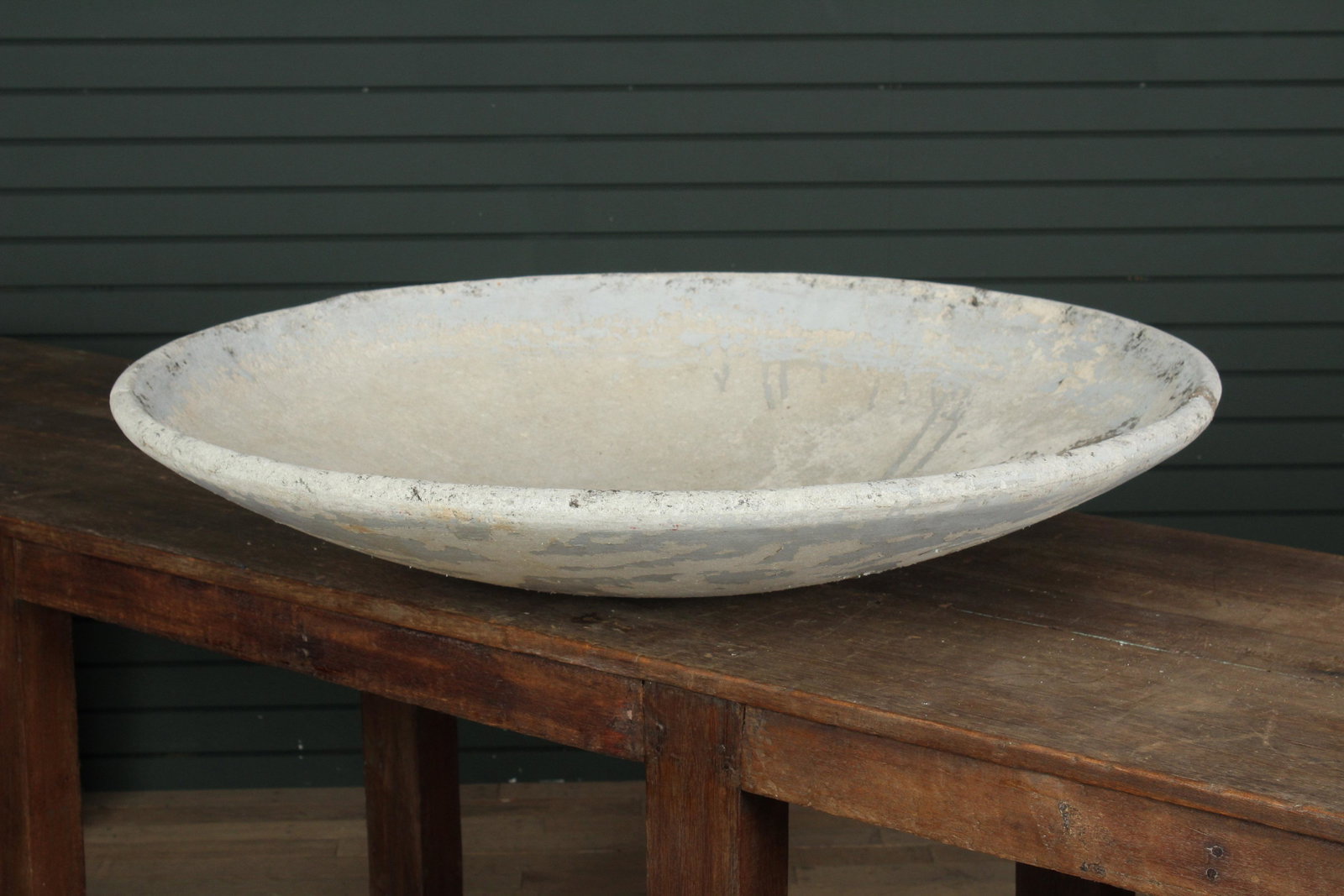 Guhl Style Fiber Cement Shallow Bowl Planter: Guhl Style Fiber Cement Shallow Bowl Planter. Size: 7.25" H x 39" diameter.