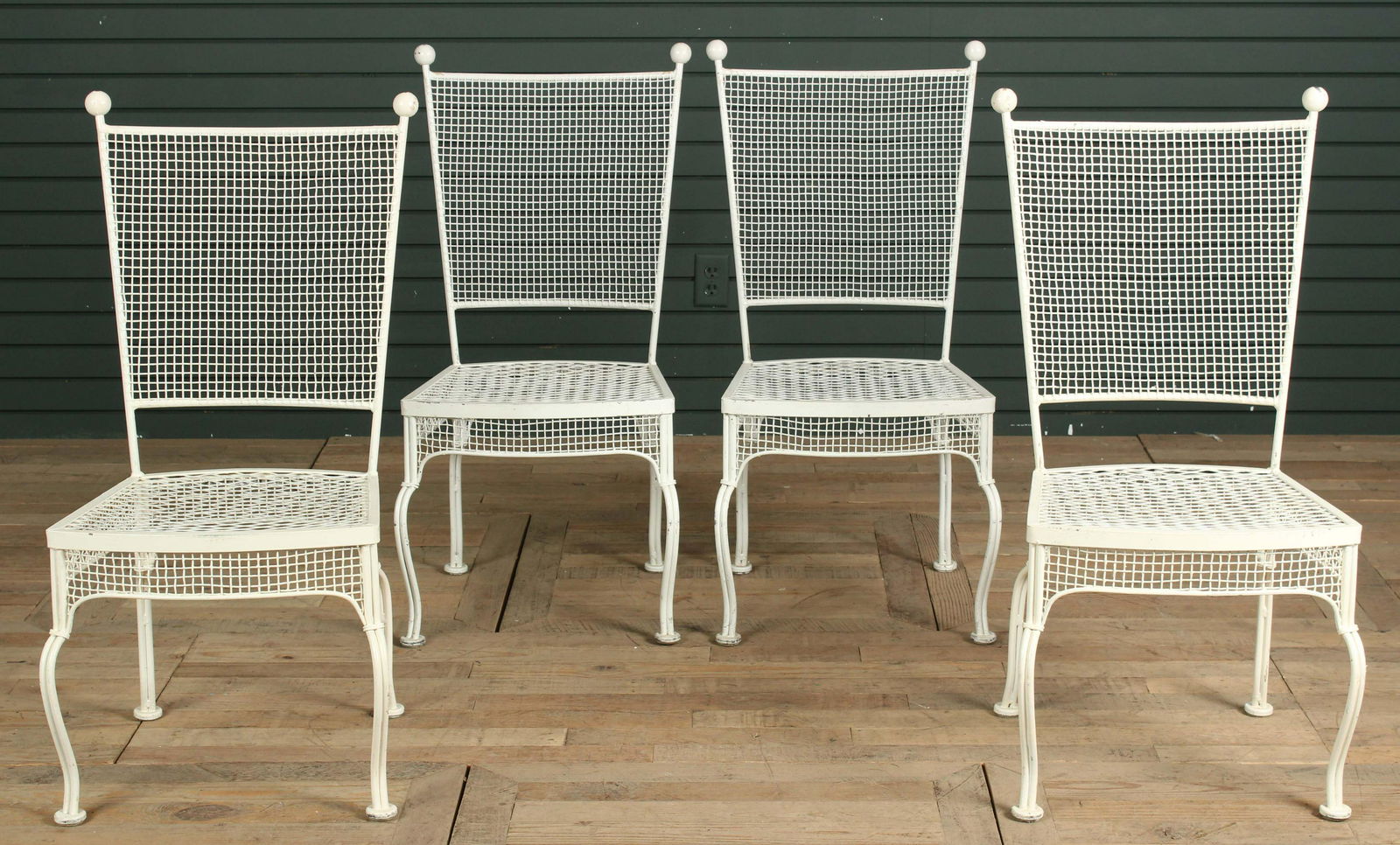 4 MCM Wrought Iron Chairs (1 of 6)