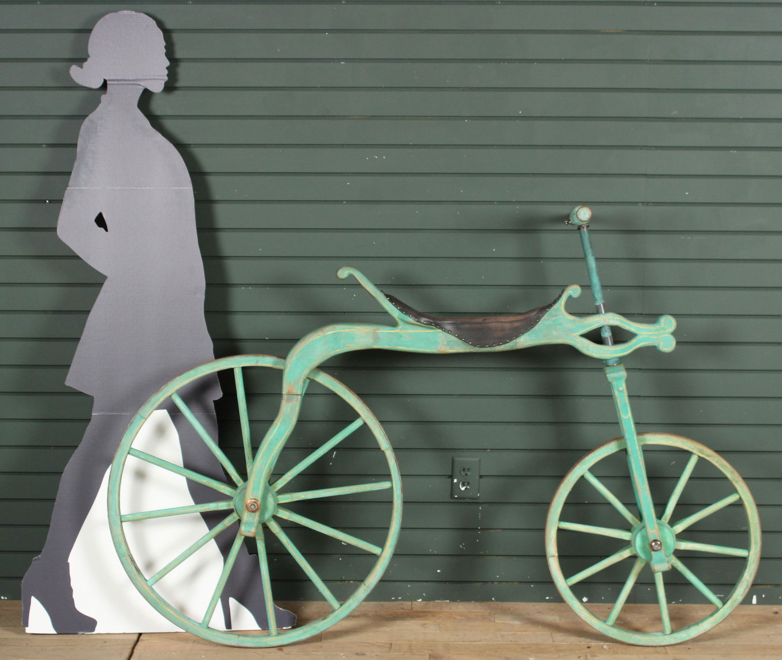 Replica 19th C Laufmasching, Draisenne, Velocepede (1 of 6)