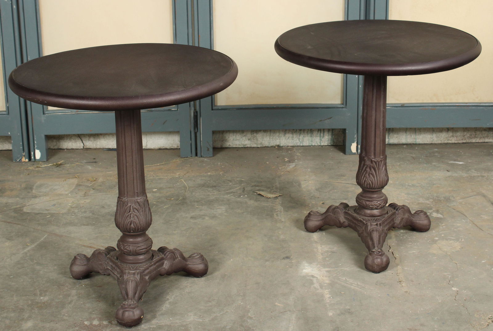 Pr Restoration Hardware Acanthus Brasserie Tables (1 of 7)