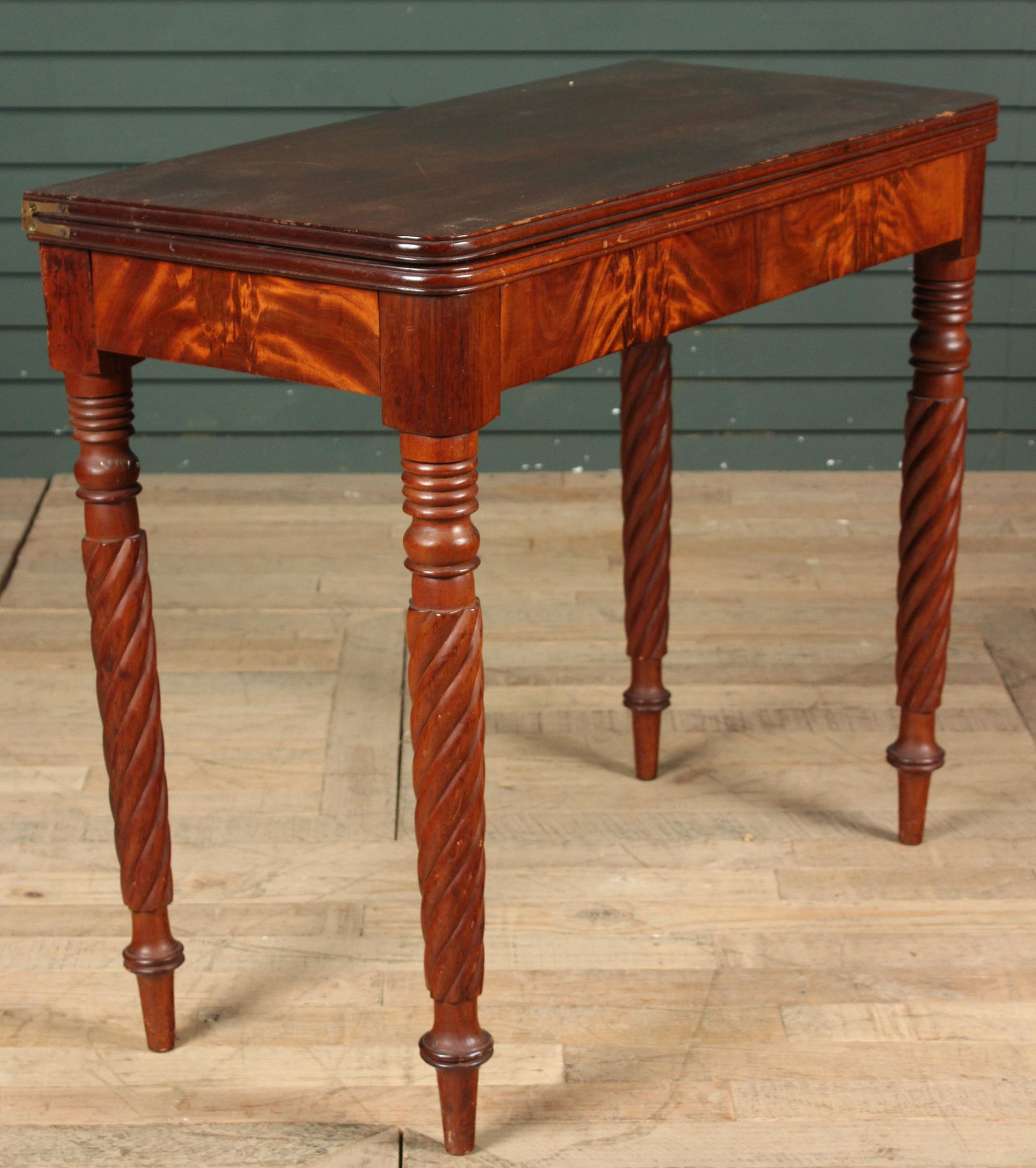 Flip Top Gate Leg Rope Twist Table (1 of 9)