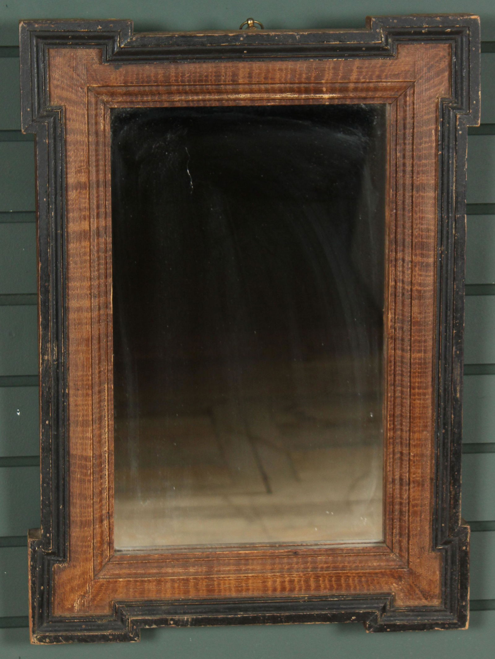 Grain Painted Carved Wood Framed Mirror (1 of 5)