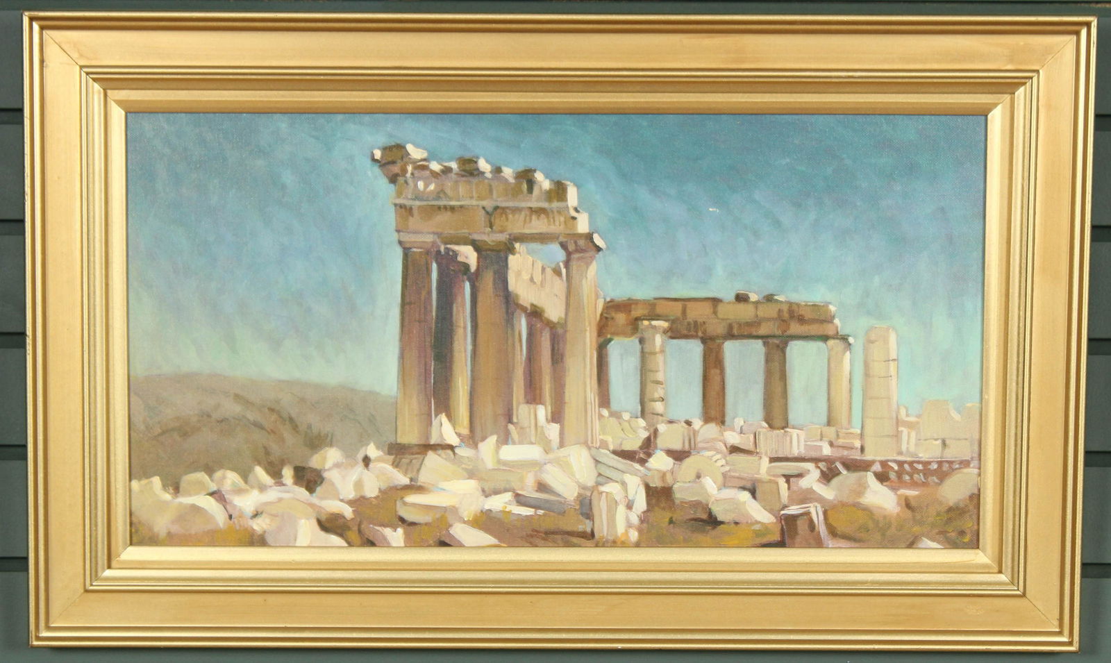 Greco Roman Ruins Landscape Painting (1 of 6)