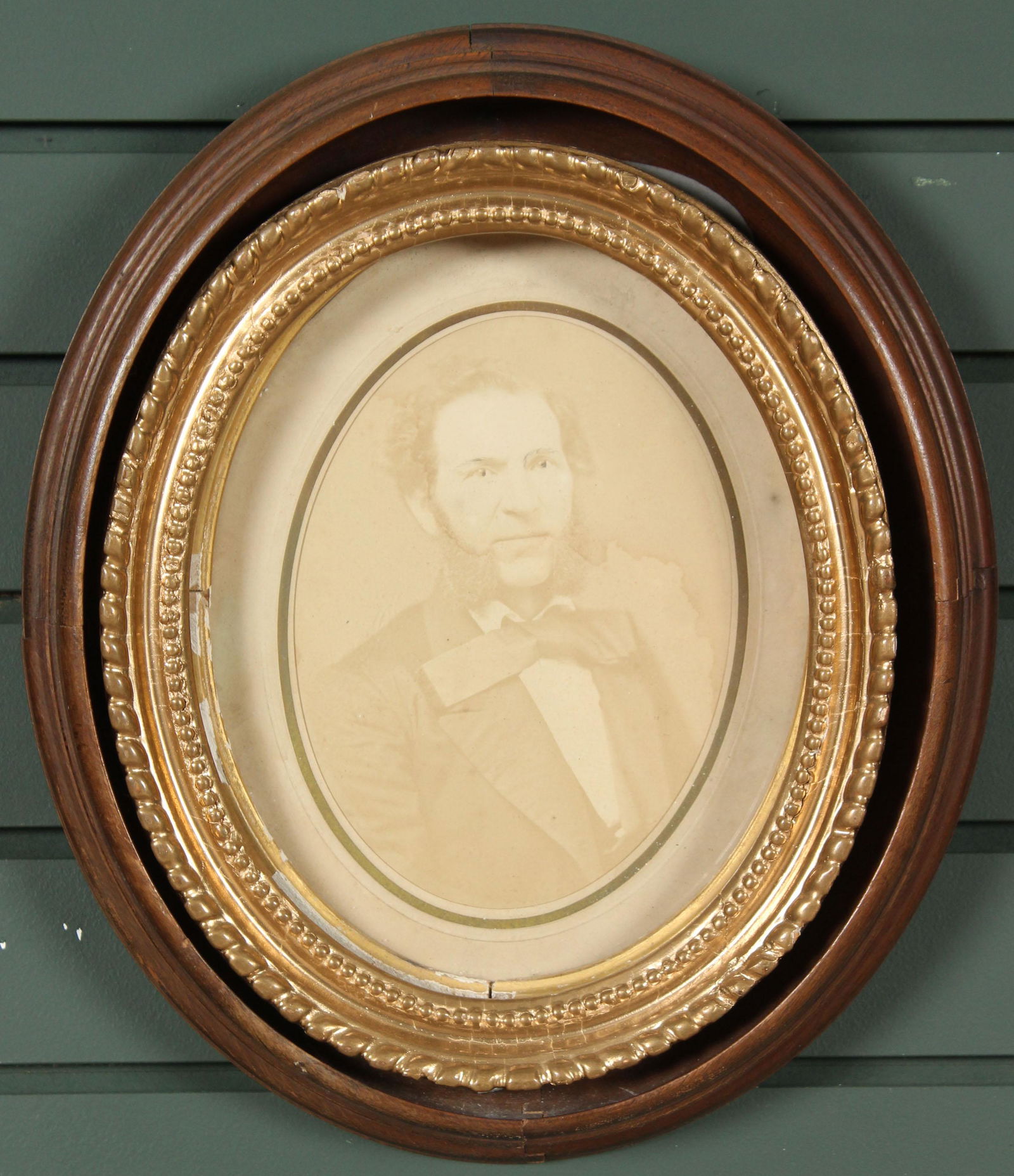 Antique 19th C Framed Portrait Photograph (1 of 5)