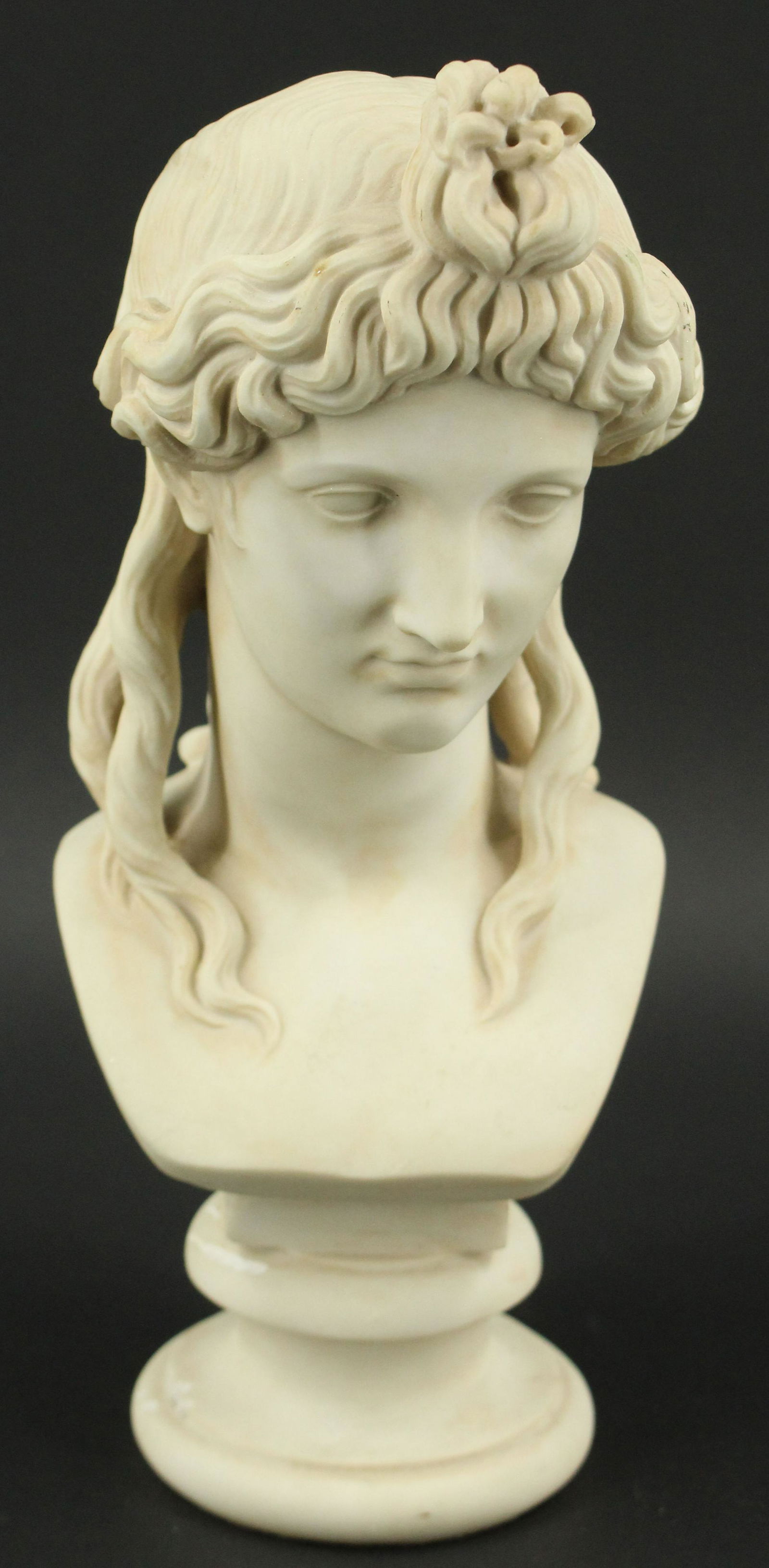 Neoclassical Female Portrait Bust (1 of 5)