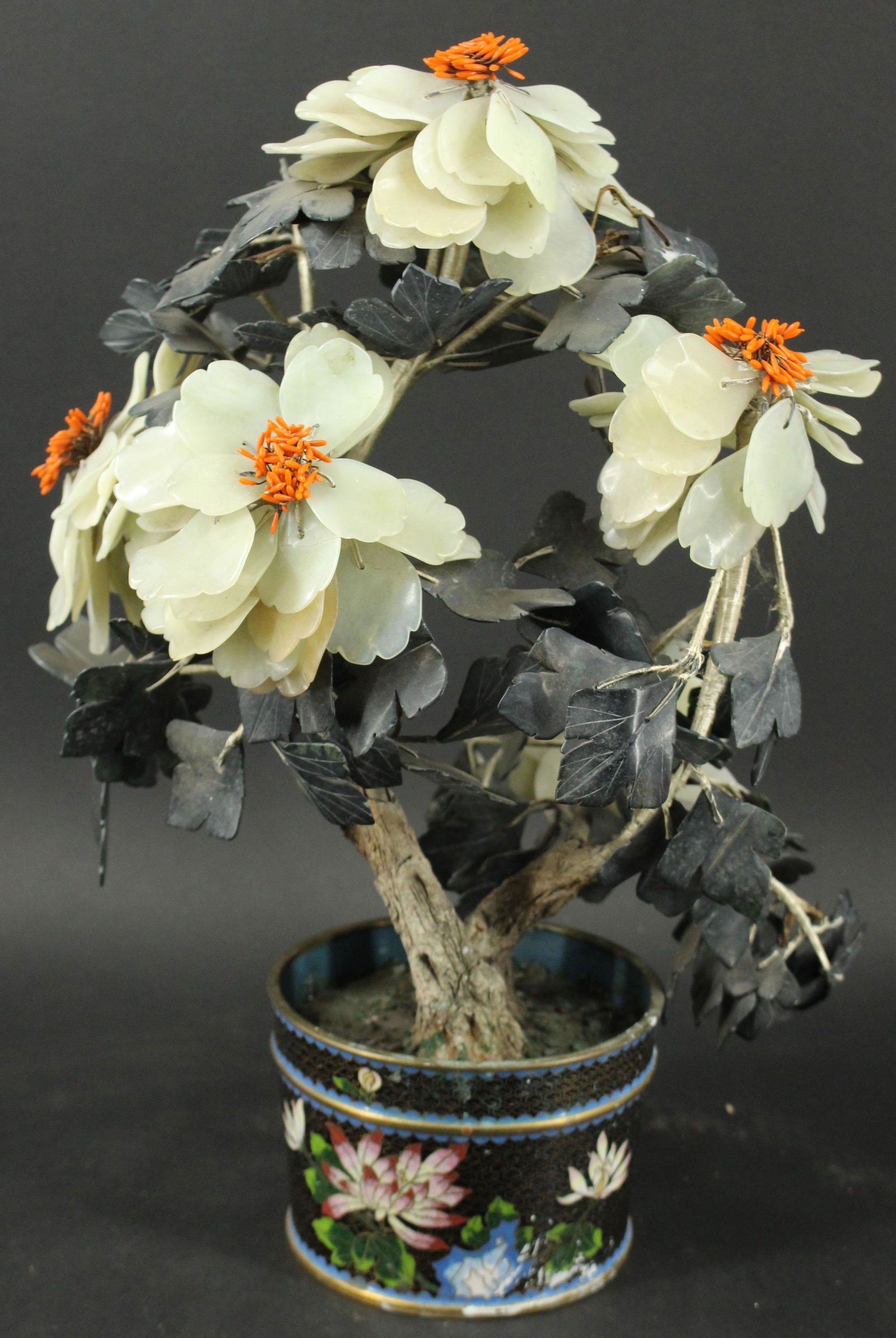 Chinese Hardstone Floral Bouquet (1 of 6)
