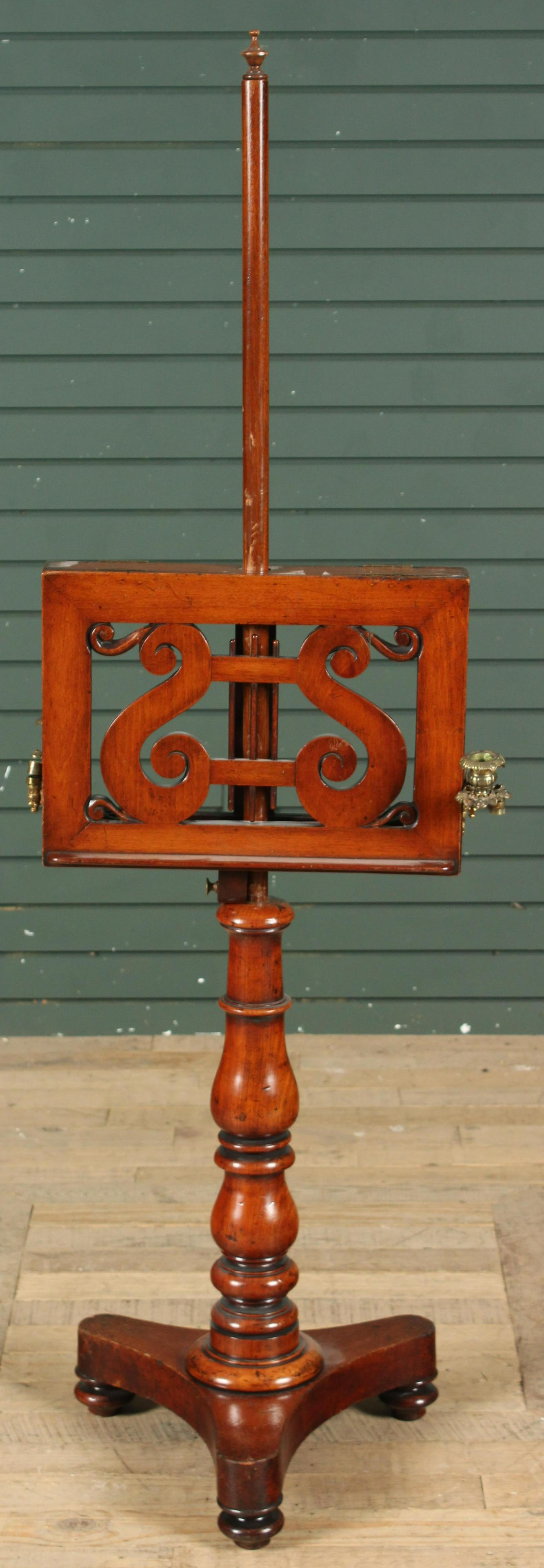 Victorian Orchestra Pit Music Stand: Victorian Orchestra Pit Music Stand. Size: 59" H x 20" W x 13" D Provenance: Production of â€œDickinson”