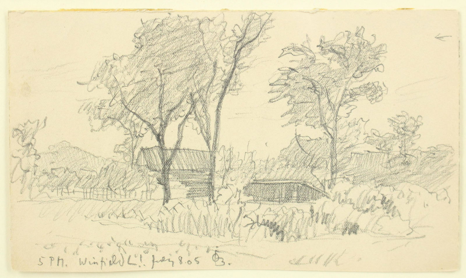 Oscar Bluemner - A View of Winfield, Long Island (1 of 5)