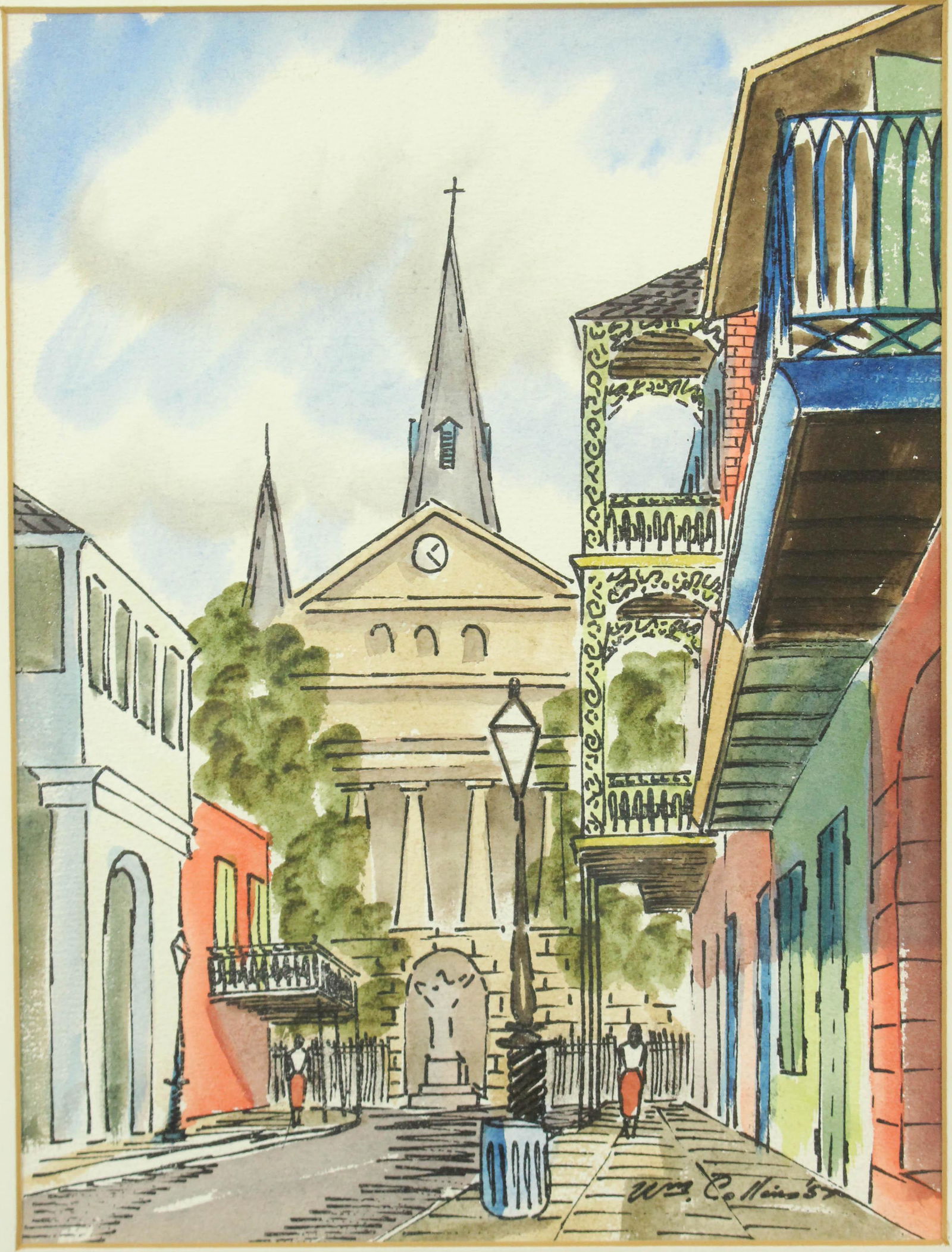 William Collins Untitled 1957 Watercolor (1 of 5)