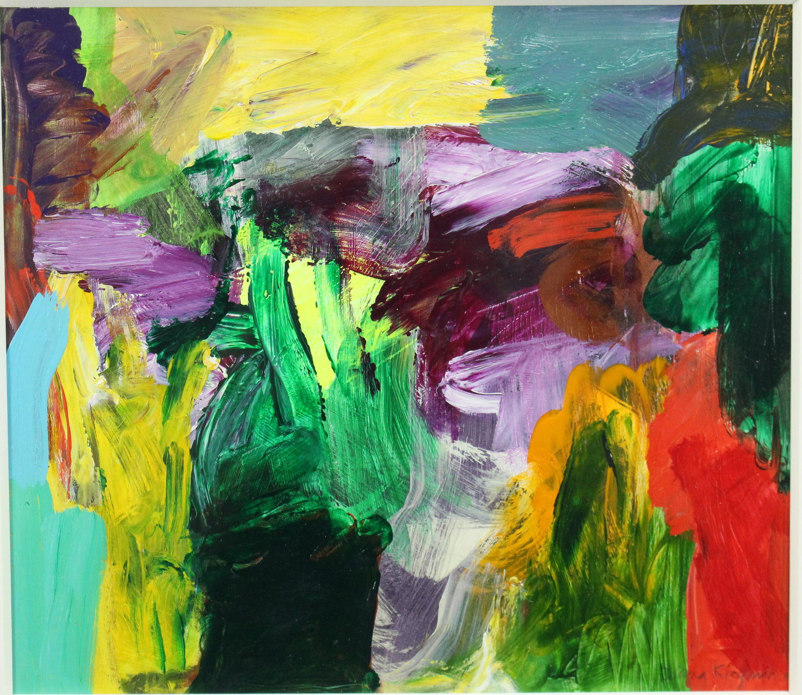 Diana Kingman - Sudden Light: Diana Kingman - Sudden Light. Size: Frame: 19" H x 20.5" W x 1" D; Sight: 9.5" H x 11" W