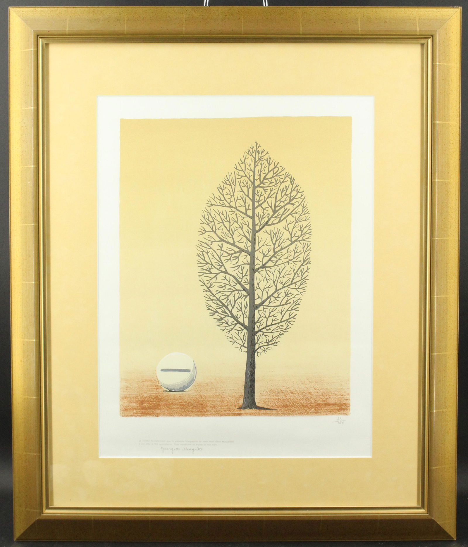 Magritte - The Search for the Absolute, Lithograph (1 of 6)