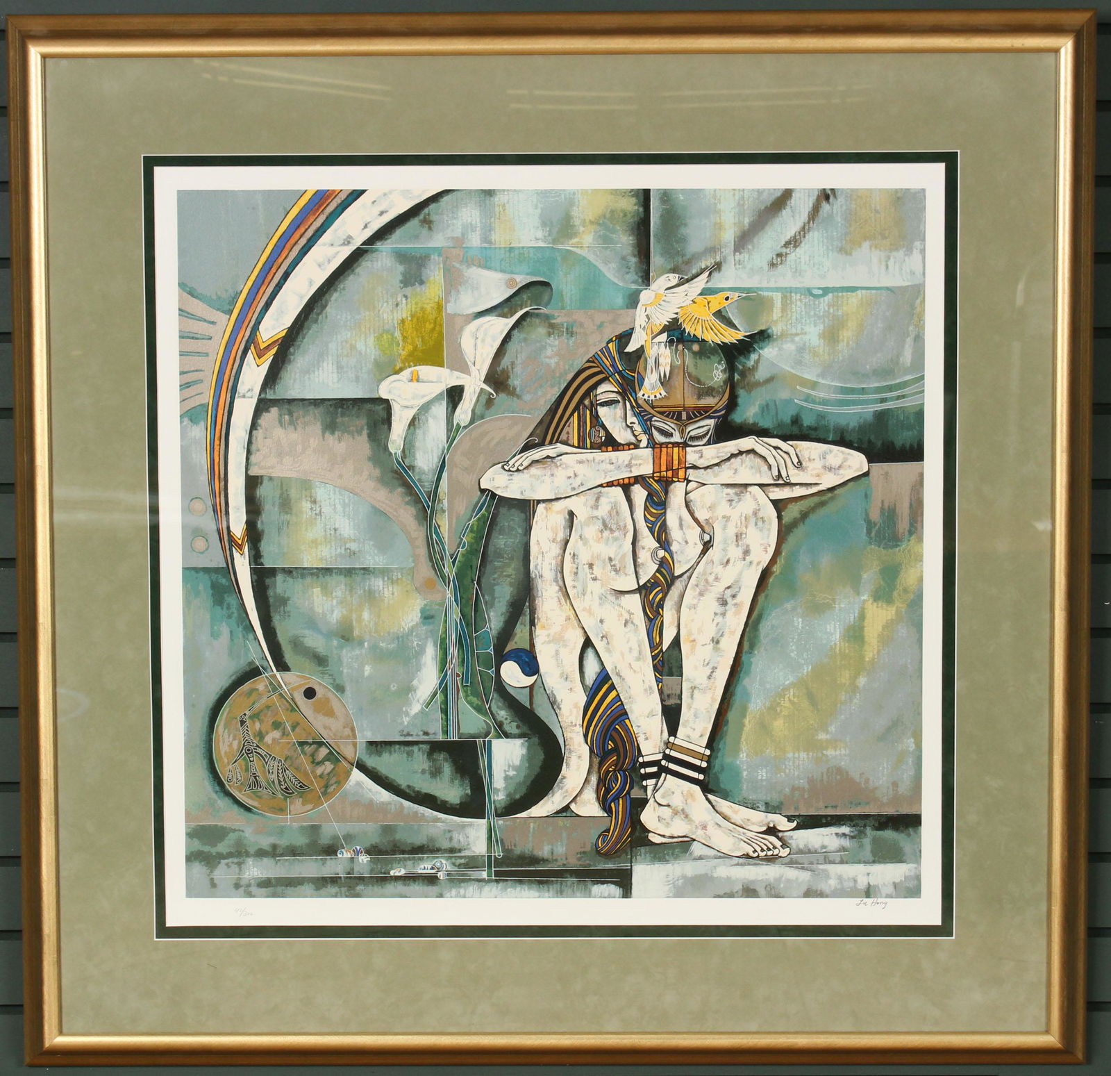 Lu Hong - Dreaming, Signed Lithograph 42/300 (1 of 7)