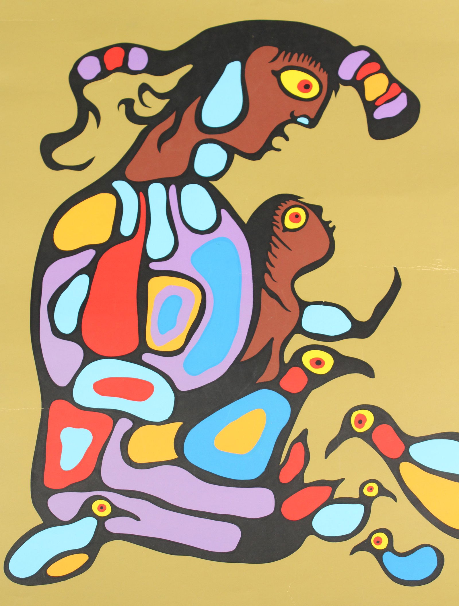 Norval Morrisseau "Native Unity" Lithograph (1 of 5)