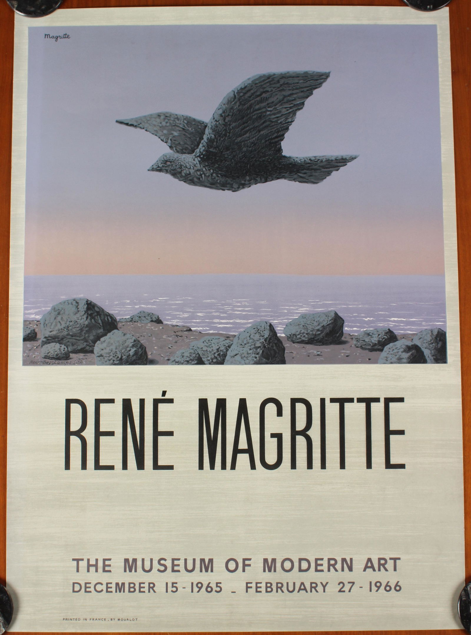 MoMA, Rene Magritte Exhibition Poster, Mourlot (1 of 6)
