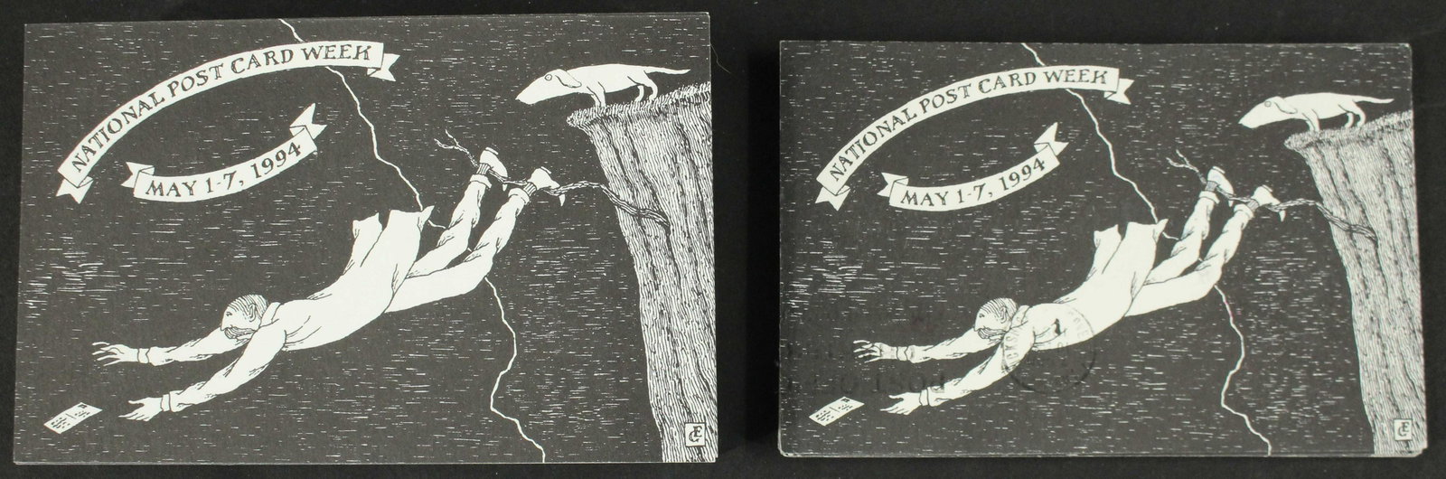 National Postcard Week 1994 Invitation Cards (1 of 7)