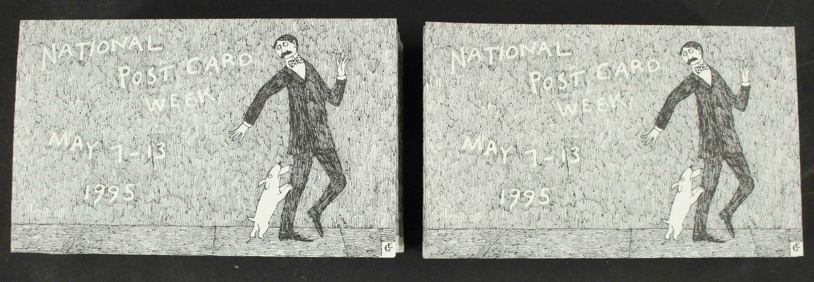 GBM, National Postcard Week 1995 Invitation Cards (1 of 6)