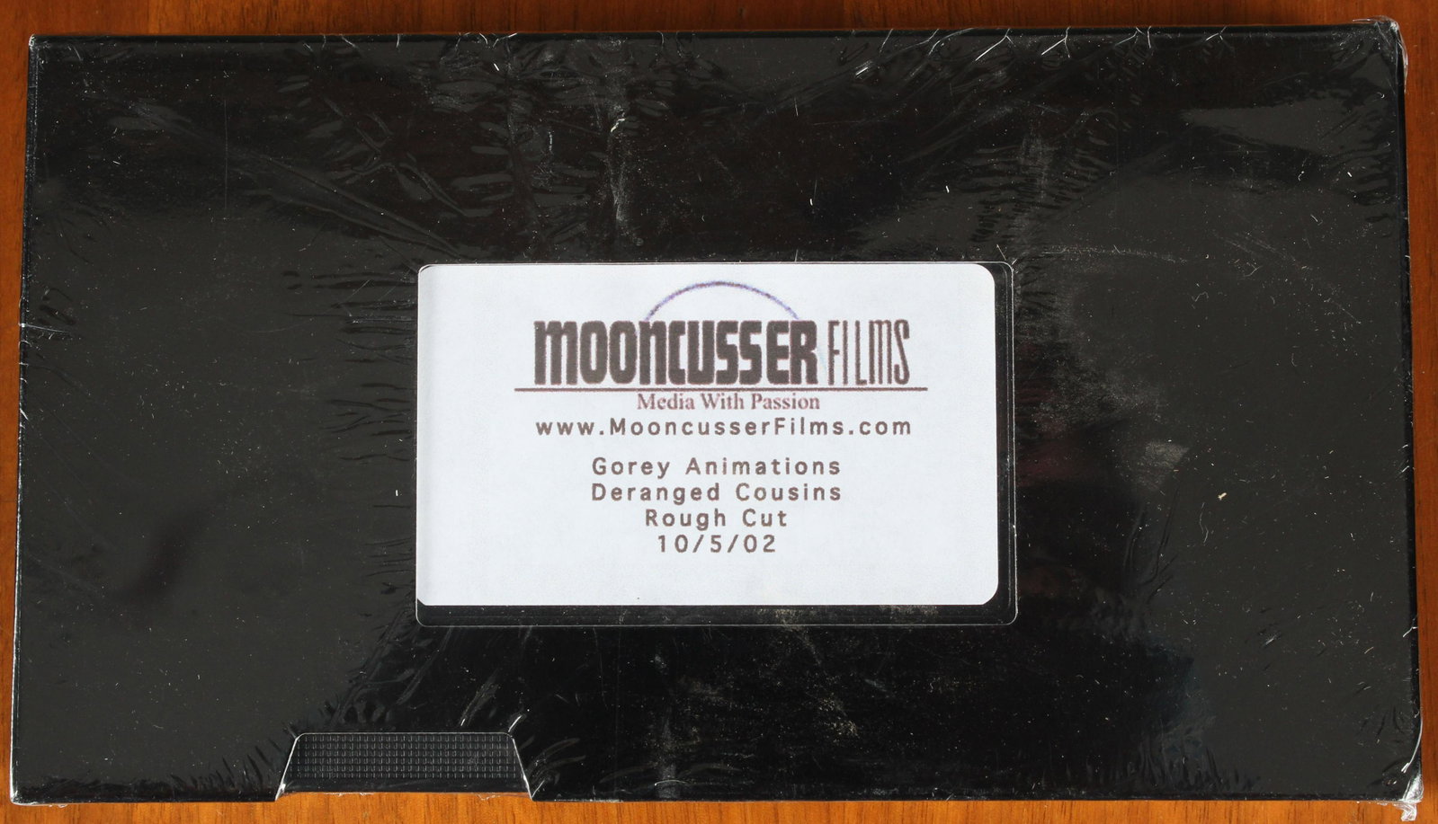 Gorey Animations Deranged Cousins Rough Cut VHS: Gorey Animations Deranged Cousins Rough Cut VHS. Mooncusser Films, 2002. Size: 7.5" H x 4.25" W x 1" D