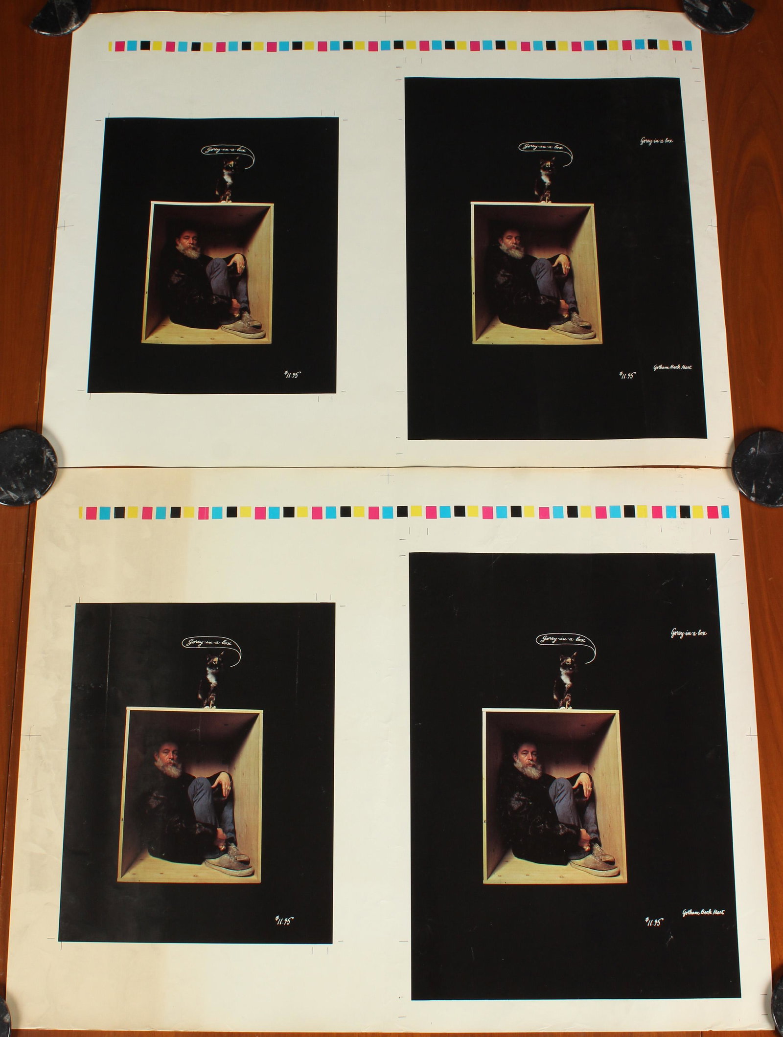 Gorey in a Box, 2 Uncut Cover Photo Proofs (1 of 6)