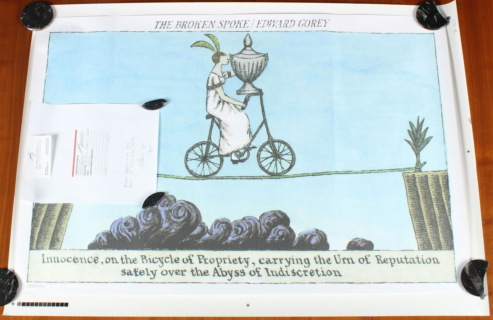 Edward Gorey, The Broken Spoke Poster Proofs (1 of 9)