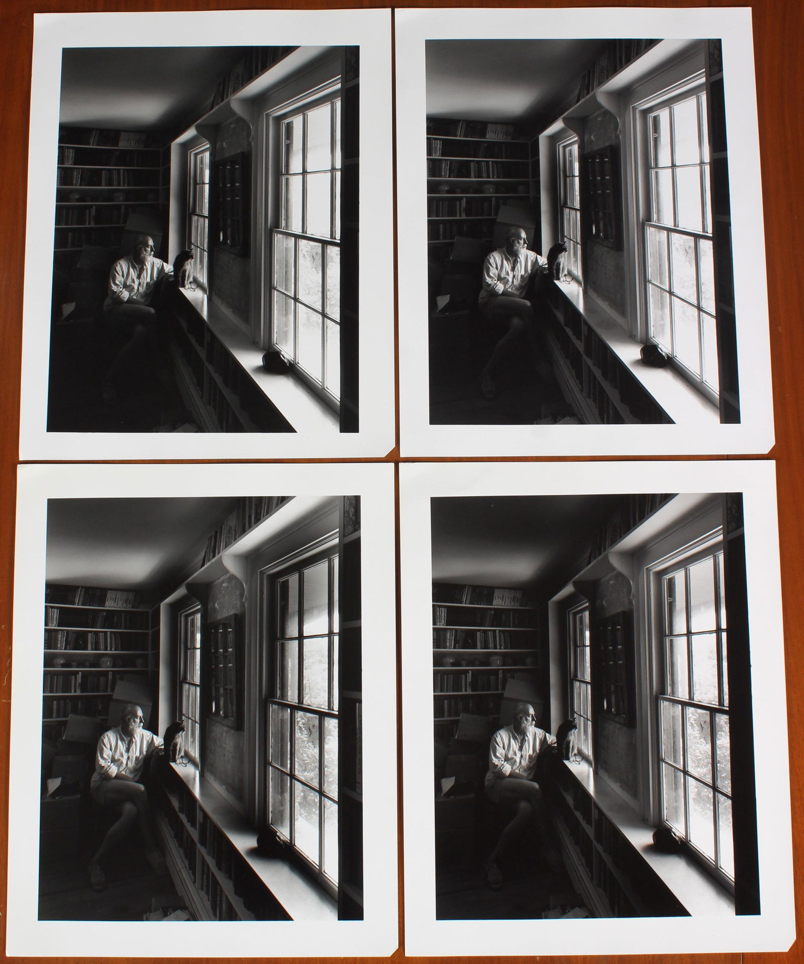 Steve Marsel, E. Gorey Portrait Photos, 4pcs (1 of 6)